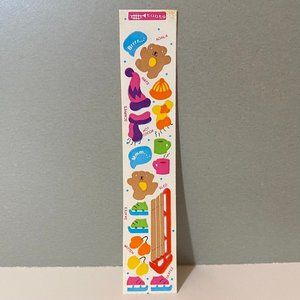 Vintage 1984 Toots Cardesign Teddy Winter Accessories Koala Stickers